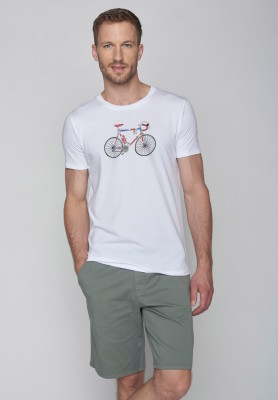 T-shirt coton biologique blanc homme