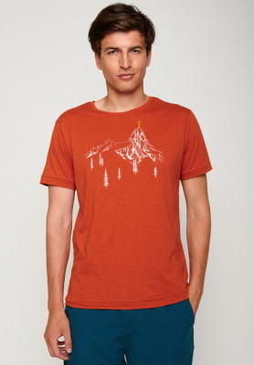 T-shirt imprimé original pour homme coton bio gots