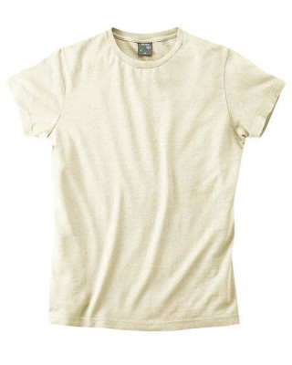 T-shirt couleur blanc naturel en chanvre