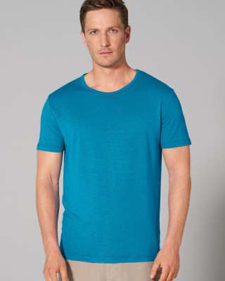 T-shirt écologique fluide homme bleu