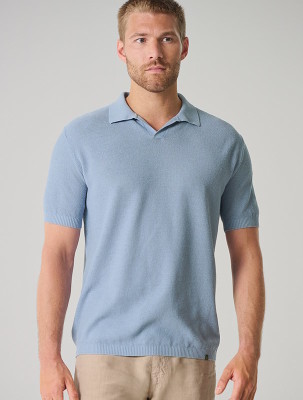 Polo maille de chanvre et coton bio homme