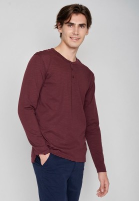 T-shirt coton bio manches longues homme