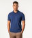 Polo homme living crafts bleu en coton bio et viscose issue de bambou