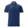 Polo en coton bio et viscose issue de bambou bleu homme