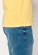 T-shirt coton bio jaune avec imprimé original