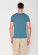 T-shirt coton bio bleu