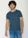 T-shirt en coton biologique pour homme couleur bleue