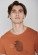 T-shirt homme en coton bio gots - couleur orange