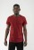 T-shirt coton bio rouge pour homme