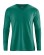 T-shirt chanvre coton bio manches longues vert