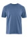 T-shirt bleu en chanvre et coton bio pour homme