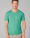 T-shirt chanvre coton bio homme encolure roulottée couleur vert