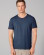 T-shirt chanvre coton bio homme encolure roulottée bleu marine