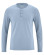 T-shirt manches longues bleu clair homme en chanvre et coton bio