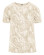 T-shirt chanvre coton bio homme motif jungle beige
