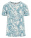 T-shirt chanvre coton bio homme motif jungle bleue
