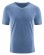 T-shirt écolo homme chanvre coton bio bleu