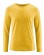 T-shirt chanvre coton bio laine hempage jaune curry