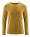 T-shirt ocre en chanvre et laine de yak pour homme