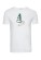 T-shirt coton bio blanc avec motif windsurf