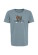T-shirt coton bio homme bleu gris