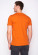 T-shirt en coton bio orange pour Homme