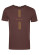 Tee shirt coton bio homme couleur chocolat