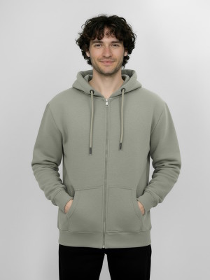 Veste à capuche en coton biologique pour homme