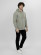 Veste à capuche en coton biologique pour homme