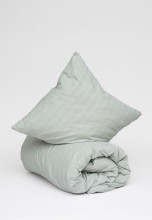 Housse de couette flanelle de coton biologique tons verts