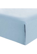 drap bleu clair coton bio percale
