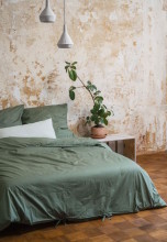 Linge de lit en percale de coton biologique