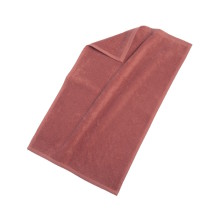 Serviette coton bio brique