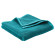 Serviette coton bio bleu pétrole toilette