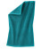 Serviette mains coton bio turquoise