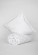 Parure de lit percale de coton biologique blanc rayures bleues