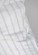 Parure de lit percale de coton biologique blanc rayures bleues
