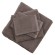 Serviette toilette en coton bio couleur cachemire